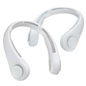 White Portable Neck Fan